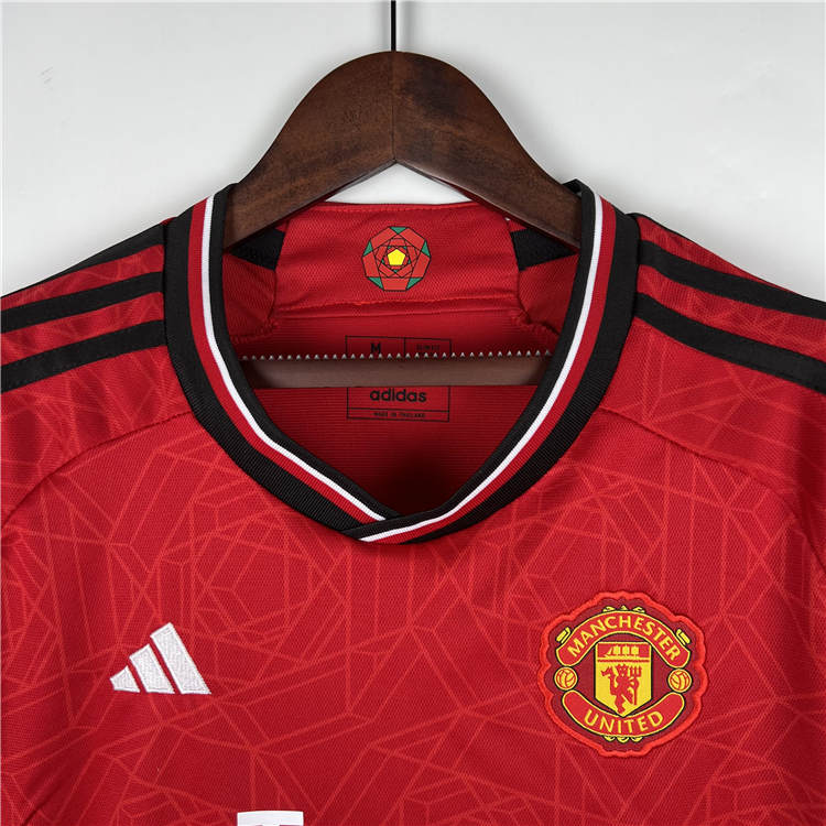 Manchester United 23/24 Home Kit Women's Soccer Jersey - Click Image to Close